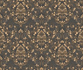 Vector damask seamless pattern element 08