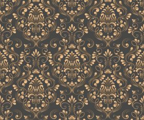Vector damask seamless pattern element 09