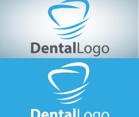 Vector dental logos creative design 02