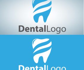 Vector dental logos creative design 06