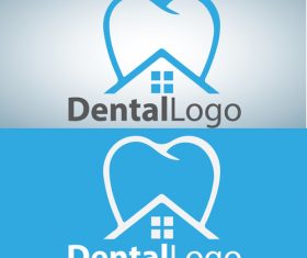 Vector dental logos creative design 07