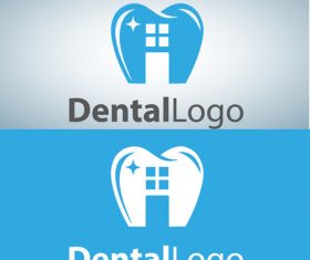 Vector dental logos creative design 08
