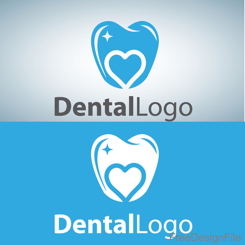 Vector dental logos creative design 10
