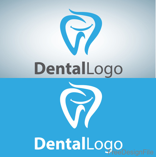 Vector dental logos creative design 11