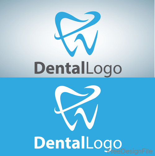 Vector dental logos creative design 12