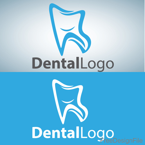 Vector dental logos creative design 13