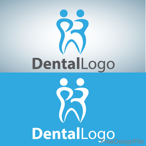 Vector dental logos creative design 14
