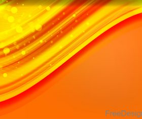 Wavy orange background art vector