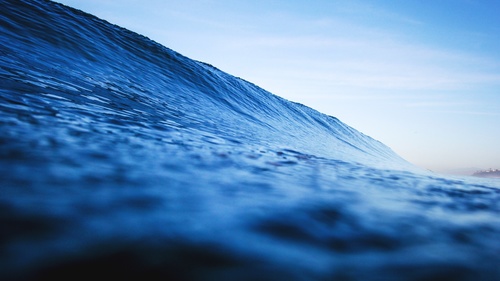 close-up nature sea waves water Stock Photo
