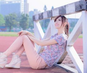 Asian women model photography Stock Photo 03