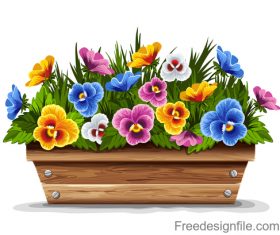 Beautiful spring flower vector design