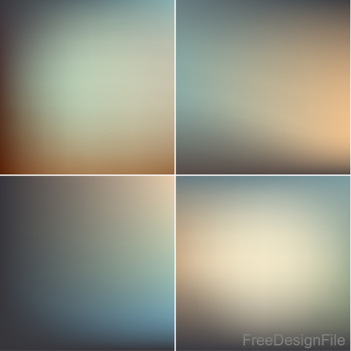 Blurry background colored template vector 02