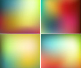 Blurry background colored template vector 05