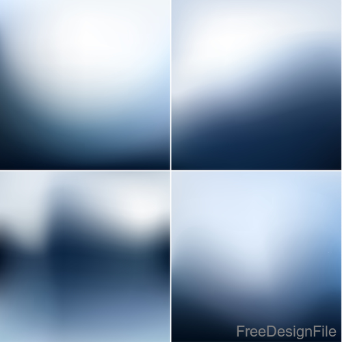 Blurry background colored template vector 06