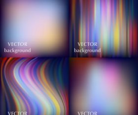 Bokeh colored background with abstract design vector 01