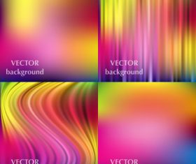 Bokeh colored background with abstract design vector 02