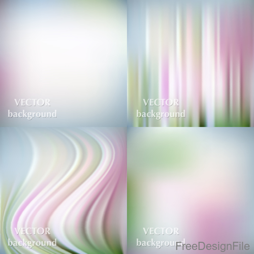 Bokeh colored background with abstract design vector 07