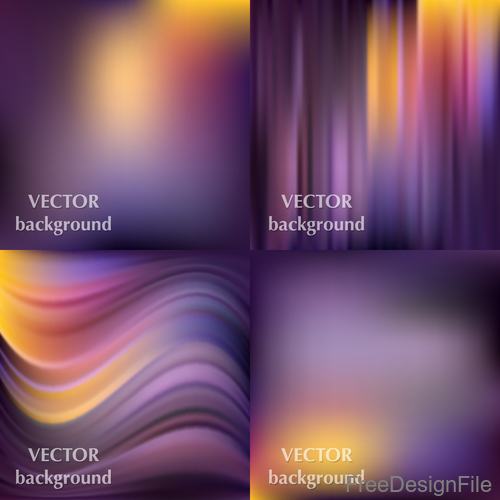 Bokeh colored background with abstract design vector 10