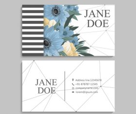Elipse Business Cards Design Vector Material 03 Free Download