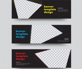 Creative banners template illustration vector 02
