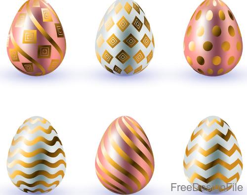 Creative easter egg design vector illustration 03