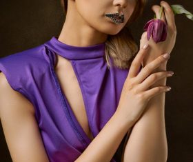 Creative makeup beauty Stock Photo