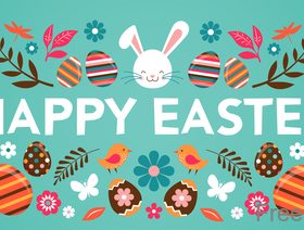 Cute easter banner template vectors 01