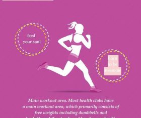 Fitness flyer temptlate vector design 02