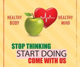 Fitness flyer temptlate vector design 05