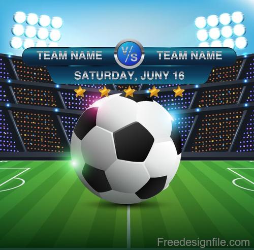 football-match-poster-template-vector-design-free-download