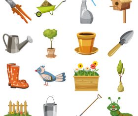 Garden tools vector design