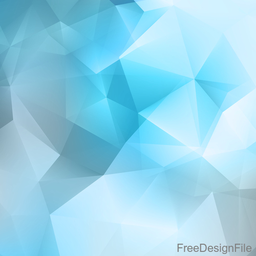Geometric polygon colored backgrounds vectors 02