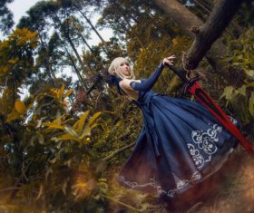 Girl cosplay Stock Photo