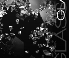 Glass Shatter HD Photoshop Brushes
