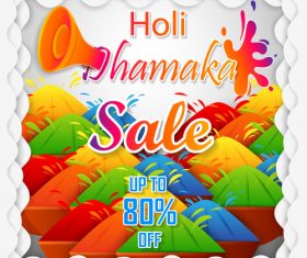 Holi Vector For Free Download