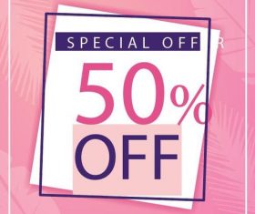 Holiday sale flyer template design vector 03