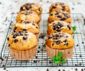 Homemade muffins Stock Photo
