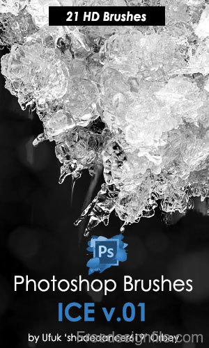 ICE Transparent Photoshop Brushes