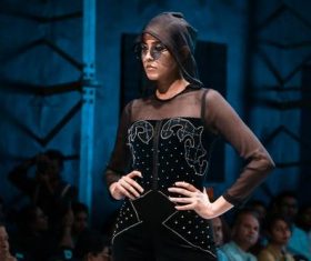 Model catwalk show Stock Photo 04