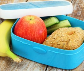 School lunch box Stock Photo 02