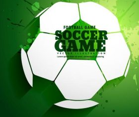 Soccer game backgroud illustration vector