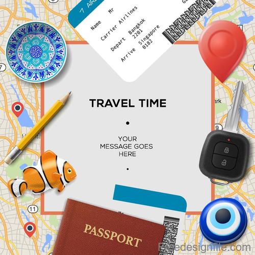 Travel time design vectors material