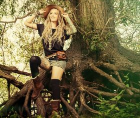 Women boho style Stock Photo 03