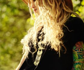 Women boho style Stock Photo 05