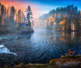 Wonderful natural scenery Stock Photo