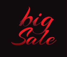 Big sale background vector