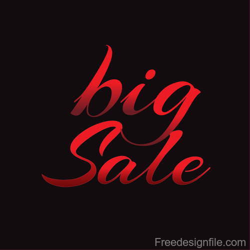 Big sale background vector