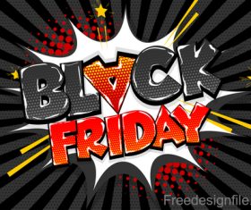 Black Friday sale design cartoon vector 02