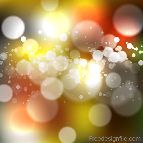 Bokeh bright effect background vector 03