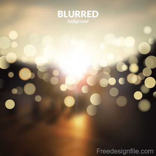 Bokeh bright effect background vector 06